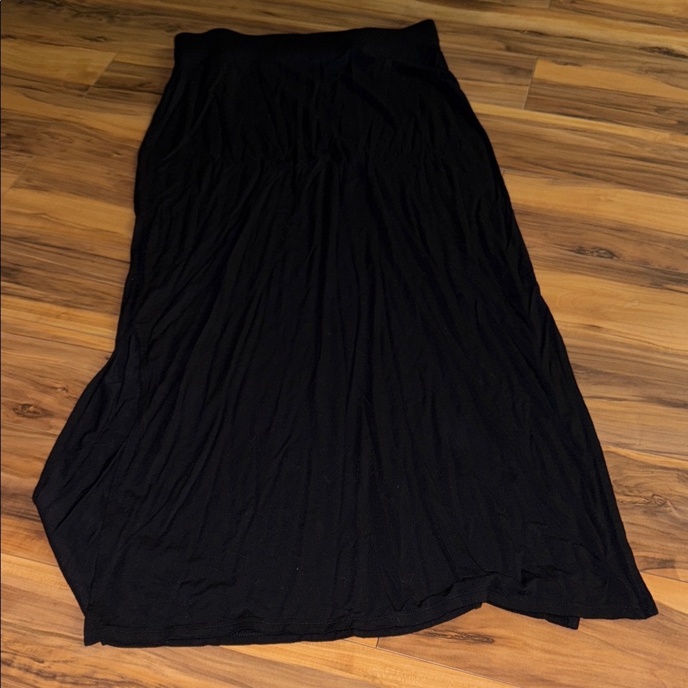 Chic Black A-Line Skirt